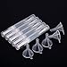 Maxdot 5 Pack 5 ml Transparent Empty Nail Oil Pen Lip Gloss Brush Applicators Eyelash Growth Liquid Tube with 5 Pack Funnels