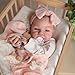 WOOROY Realistic Reborn Baby Dolls - 20 Inch Lifelike Newborn Baby Doll Girl Real Life Baby Dolls with Weighted Soft Body Gift Toy for Kids Age 3+