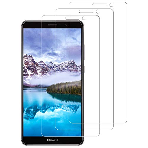 RIIMUHIR Cristal Templado para Huawei Mate 9, Protector de Pantalla para Huawei Mate 9, Vidrio Templado, [Sin Burbujas] [Anti-Rasguños] [Alta Definicion] - 3 Piezas