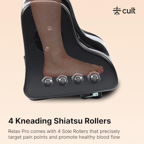 Image of CULT Zen Pro, Foot & calf massager with Air Compression, Vibration & Warm Therapy, Pain Relief, Improves Blood Circulation, Suitable for Home usage, Grey