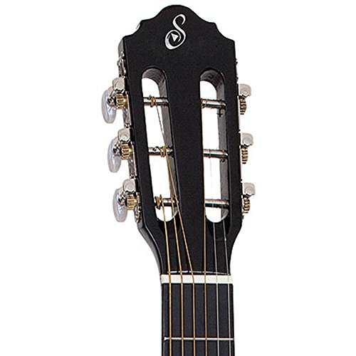 Violão Acústico Aço Estudo S-14 Preto