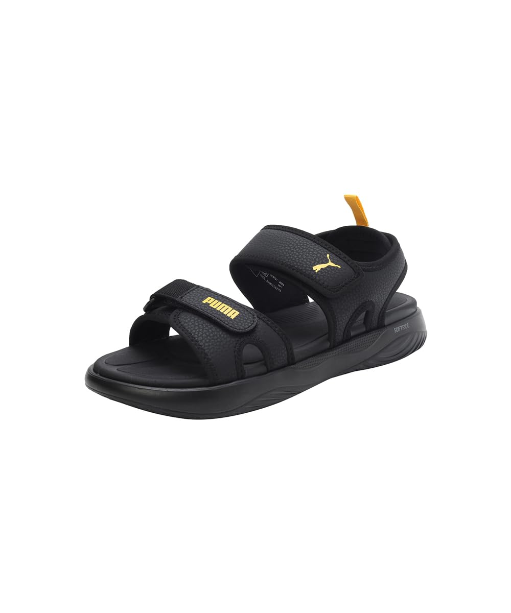 Puma Mens Softride Seave Proplex Sandal Black-Yellow Sizzle-Gray Fog Sandal - 6 UK (39716003) (B0CYPVFXQV) Amazon Price History, Amazon Price Tracker