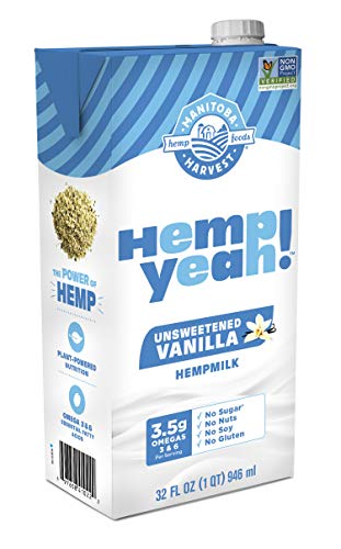 Manitoba Harvest Hemp Yeah! Hemp Milk, Vanilla, Unsweetened Vanilla, 192 Fl Oz (Pack of 6) - Thumbnail 6