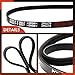 A-Premium Engine Serpentine Drive Belt Compatible with Ford, Mazda & Mercury Cars - Escape, Taurus, Mystique, Sable, Contour, 6, Tribute, MPV, Cougar, Mystique, Sable - V6 2.5L 3.0L