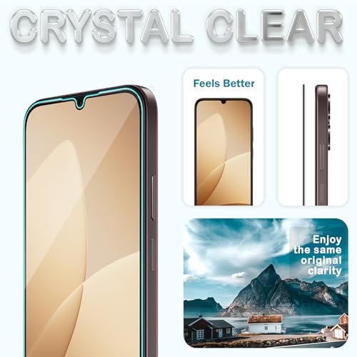 Image of FIRST MART Tempered Glass Screen Protector for Oppo A6c - Full-Glue Screen Guard, 3D Edge to Edge, HD Clear, Bubble-Free, Case-Friendly, Black, Pack of 2