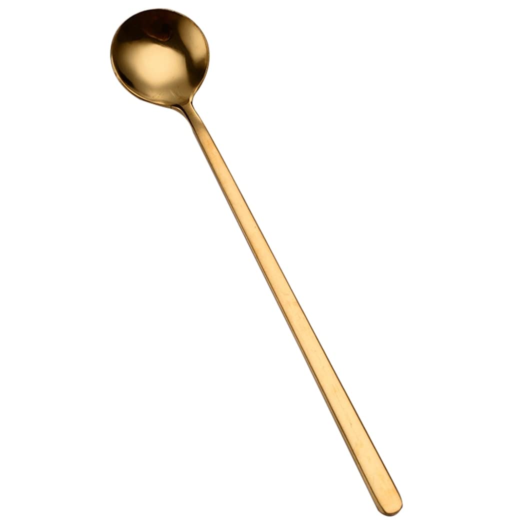 Cucharas de Café, Té 12 unids / set Copia de café Acero inoxidable Mini cucharaditas de oro Postre cuchara Helado Helado Sopa Cuchara Accesorios de cocina Cuchara para Cocinar，Cuchara de Sopa