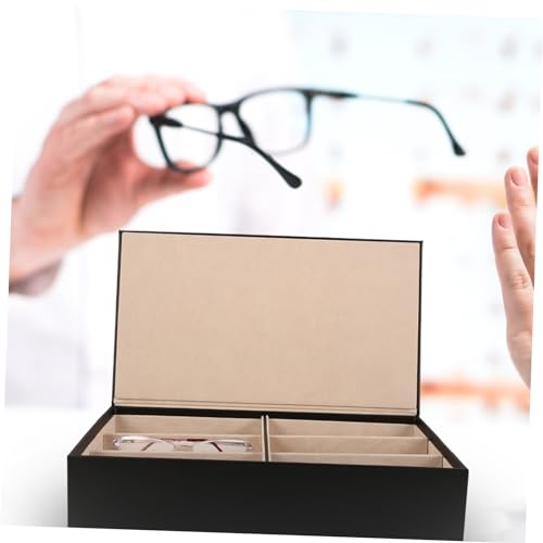 Rangement lunettes de soleil étui rigide solide 6 compartiments femmes - 6