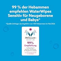 WaterWipes Sensitive+ Newborn & Baby Wipes, 99,9% Wasser, 6 Pack – Ansicht 4