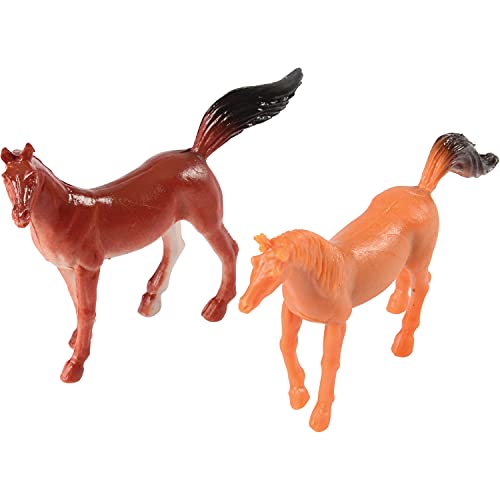 US Toy Mini Horses Action Figure (1 Dozen) - Thumbnail 3