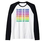 Klasse 2023 Regenbogen-Wasserfall, für High School Senioren Raglan