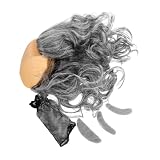 HAPINARY 3st Glatze-perücke-look Halbglatte Männerperücken Glatze Perücke Eines Alten Mannes Haarlose Perücke Alter Mann Mit Glatze Glatze-kostüm Alte Perücke Glatze-toupet Chemische Faser