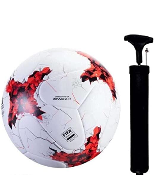 PRISAMX Russian Red Football (Size 5_Red) | Football - Russia 2017 Football | with Air Pump | Size-5 (Pack of 1) Football - Size: 5 (B0C5XBVMLT) Amazon Price History, Amazon Price Tracker