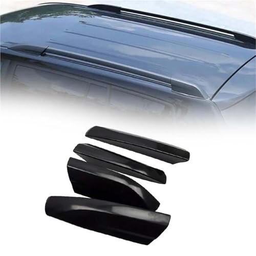 Solución para moldura rota con esta cubierta de extremo de riel de techo negro Toyota Highlander