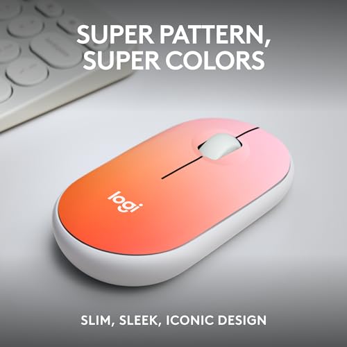 Logitech M340 Compact Ambidextrous Silent Wireless Mouse - Tropical Sunrise - image 2