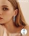 Shownee Tassel Chain Small Gold Hoop Dangle Earring For Women Huggie Earring Heart Star CZ 14K Gold Plated Fashion Jewelry Friendship Gift