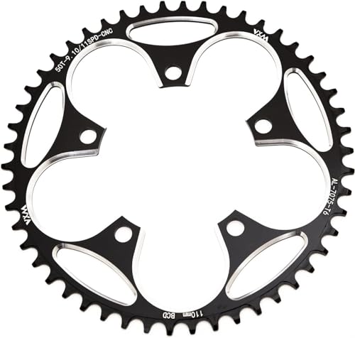 YBEKI 110BCD Chainring - CNC Machined 7075-T6 Aluminum Narrow-Wide Chainwheel for Road Bikes (36-58T Options) | 8-12 Speed Compatible | Ultra-Lightweight | Anti-Drop Design