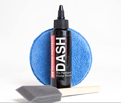 Dash : : Ceramic-Hybrid Protectant For Interiors, 100% Color Restorer, Protectant For Plastic, Coated Leather, Vinyl, Floor Mats, Sticky Dash Repair, Low-Glare Uv Block, Dry-Seal-Safe, Dash Protector #TOP14