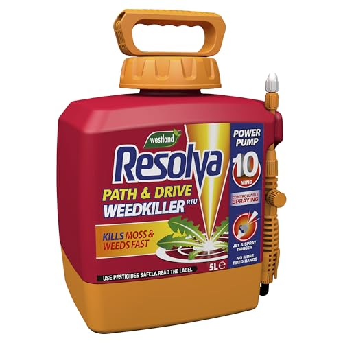 Resolva Path & Drive Weedkiller 5L Power Pump RTU Dlabel Red