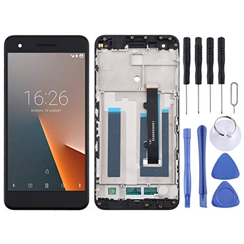 Écran LCD Vodafone Smart V8 complet avec châssis noir