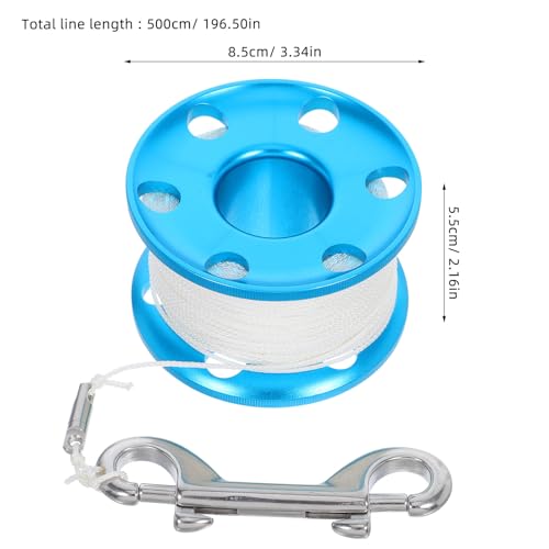 Bobine de plongée en alliage d'aluminium SECFOU de 50m avec marqueur - 3
