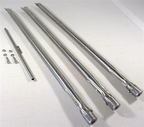 BBQ Grill 3-Pack Stainless Steel 29" Burner Set Plus 1 Crossover Burner Tube Compatible with Most Weber Grills BCP7506 OEM