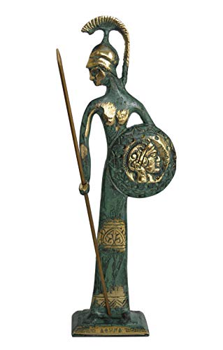 Talos Artifacts Diosa Atenea - Escultura de bronce, símbolo de la estrategia de fuerza de la sabiduría Cover