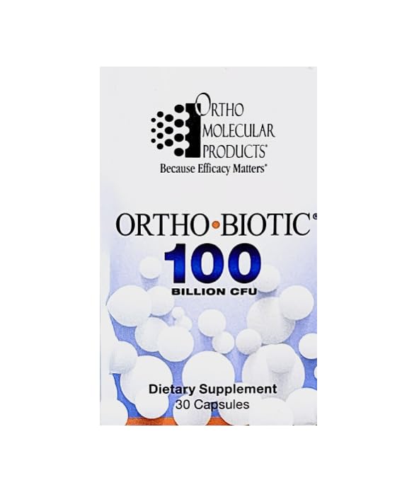 Ortho Molecular - Ortho Biotic 100 Billion CFU - 30 Capsules