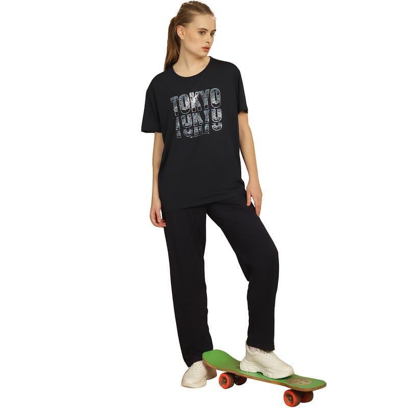 Image of Mack Jonney Cotton Printed CO-ORD Set Tracksuit for WOMEN