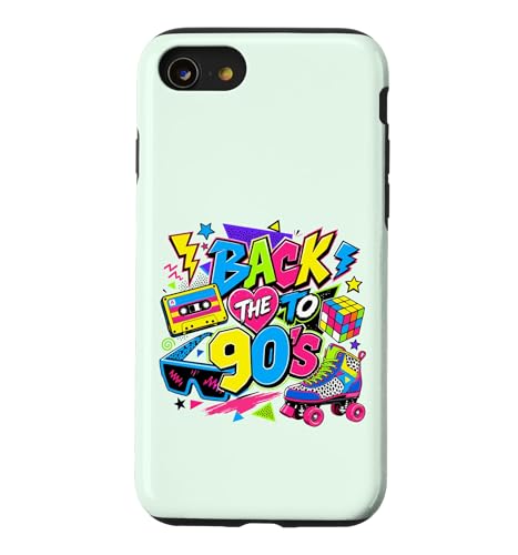 Back to 90s �m�X�^���W�A ���[���[�X�P�[�g ���W�J�Z 90�N�� �X�}�z�P�[�X iPhone SE (2020) / 7 / 8 �p
