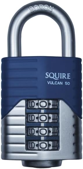 Generic VC60BX Squire 60MM Vulcan Combination Padlock Boxed, Blue