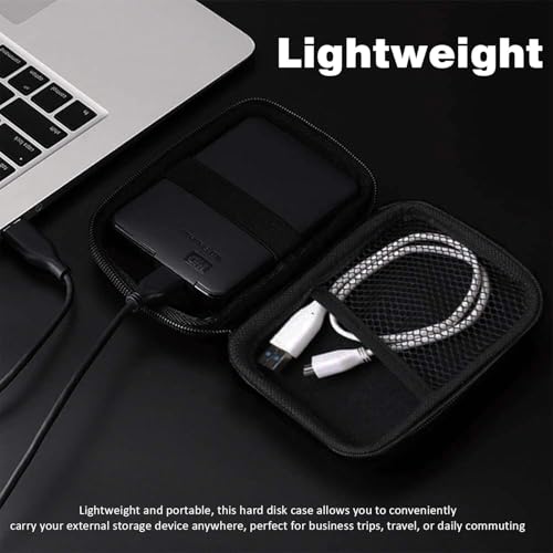 Image of Madhabi External Hard Disk Case, Portable Enclosure for 2.5 /3.5 Inch HDD and SSD, Shockproof Protective Design with USB 3.0 High-Speed Data Transfer, Compatible with Windows and Mac Systems