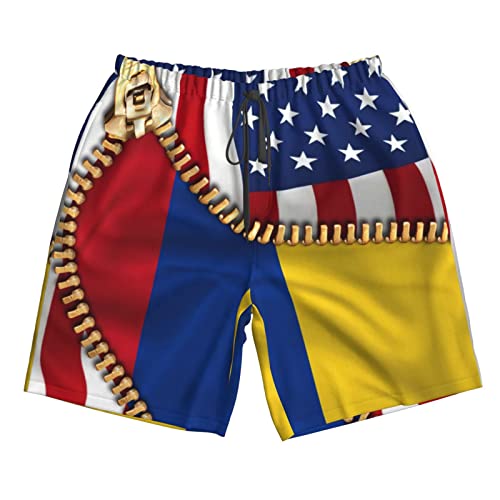 Generic Men's Swim Trunks Bathing Mesh Lining Suit Swimsuits Beach Shorts with Pockets—16