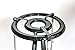 Castevia Paella Pan Enamelled + Paella Gas Burner and Stand Set - Complete Paella Kit for up to 13 Servings (Nonstick)