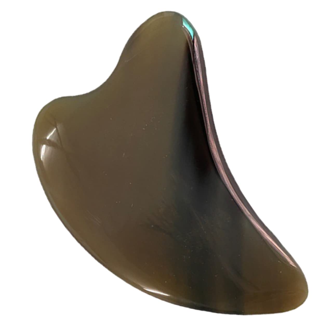 Healvian 4piezas Scraper Guasha De Cuerno De Búfalo Herramienta De Masaje Portátil Para Cuerpo y Facial Mejora La Circulación y Bienestar Para Uso Diario y