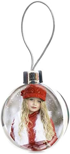 Turquoise Pixly® Large Personalised Christmas Xmas Photo Bauble Decoration Ornament Gift