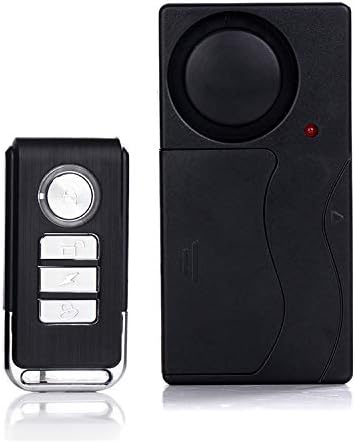 Flisdtry Detector de puerta de motocicleta con control remoto inalámbrico para seguridad en el hogar, alarma antirrobo