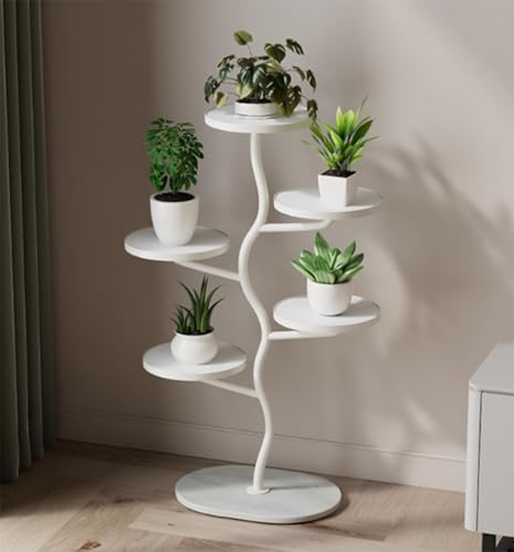 Grand support à plantes en métal pour sublimer votre balcon
