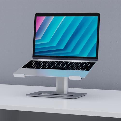 Support Ordinateur Portable et Tablette Aluminium Organisateur Bureau