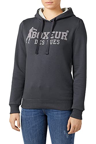 BOXEUR DES RUES - Felpa Antracite con Logo in