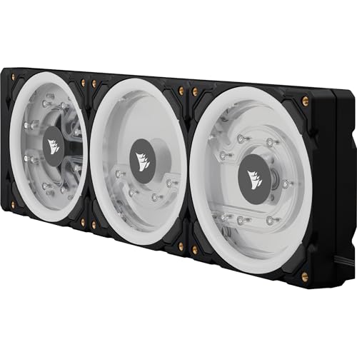 Corsair Hydro X Series XD7 RGB Combinaison Pompe/Réservoir (Système de Plaque de Distribution de 360 mm, Pompe D5 PWM, Réservoir de 140 ml, 36 LED RGB paramétrables Individuellement) Noir