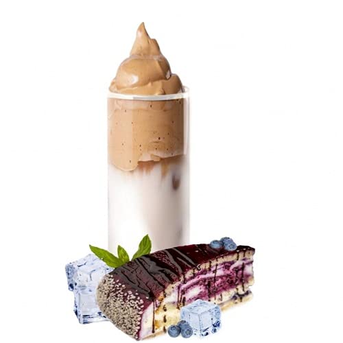 Eiskaffee mit Heidelbeerkuchen Geschmack Abpackung 100 x 1 kg