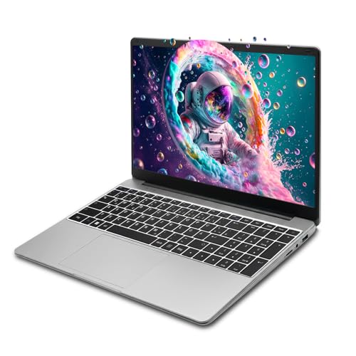 Ordinateur portable 15,6" Windows 11 équipé d'un clavier allemand pour étudiant et famille