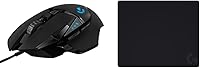 Logitech G502 HERO Wired Gaming Mouse + G440 Hard Mouse Pad Bundle - 25K DPI Sensor, 11 Buttons, RGB Lighting