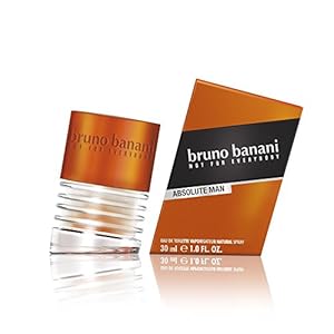Bruno Banani Absolute Man Eau de Toilette Natural Spray – opwindend mannelijk parfum voor heren – 1 verpakking (1 x 30…