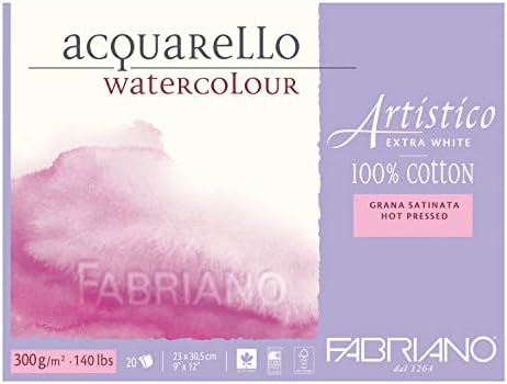 Fabriano Acquarello Watercolour Paper, 23x30,5, White