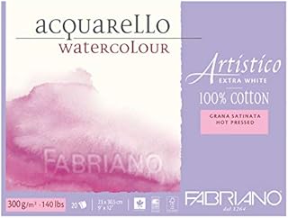 Fabriano Acquarello Watercolour Paper, 23x30,5, White