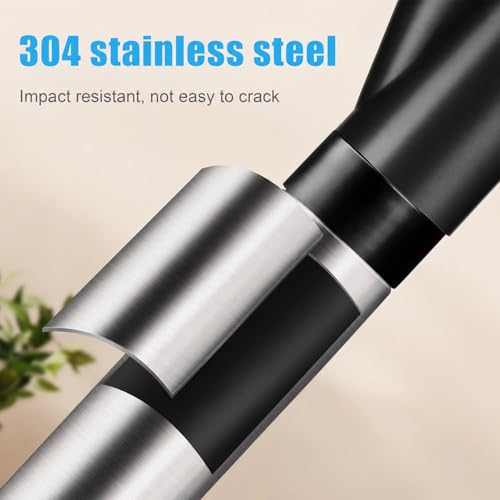 Image of High Pressure Toilet Plunger Heavy Duty Air Drain Blaster, Real-Time Barometer & Storage Bag, Multi-Drain Clog Remover for Toilets, Sinks, Tubs & Pipes - Fast Effective Unclogging Tool (Black)