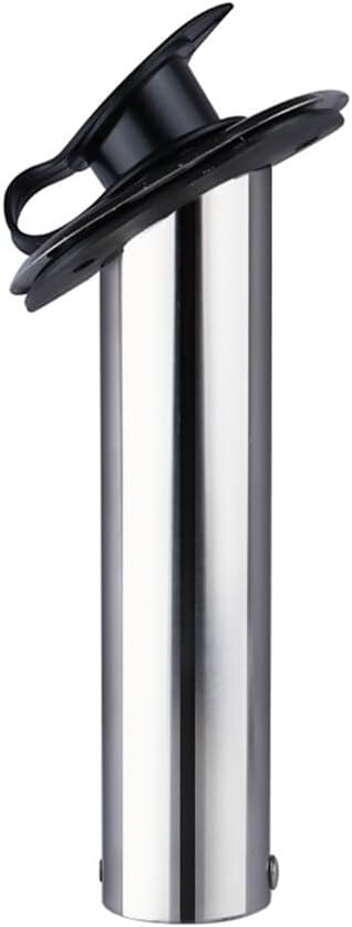 Fishing Rod Holder for Boat,MoreChioce 316 Stainless Steel 15/30/90 Degree Flush Mount Fishing Rod Holder Fishing Rod Pole Holder with Cap for 2 Inch Fishing Rods