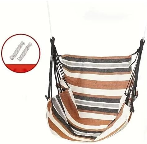 Taşınabilir Katlanabilir Kumaş Hamak – Bahçe, Balkon, Kamp ve Seyahat İçin Dayanıklı Dinlenme Hamak + Taşıma Çantası - Görsel 3