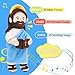Yelakey Jesus Plush Talking Doll with Halo,Speak 20 Bible Verses & 20 Songs,13.4